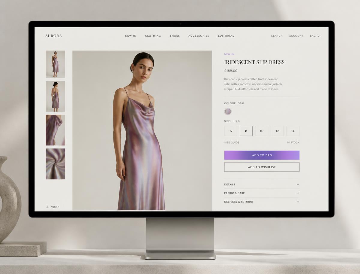 Aperçu du projet réalisé par NEXA — refonte e-commerce — Version desktop finale